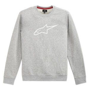 Bluza ALPINESTARS AGELESS CREW Fleece Gri/Alb Bluza ALPINESTARS AGELESS CREW Fleece Gri/Alb