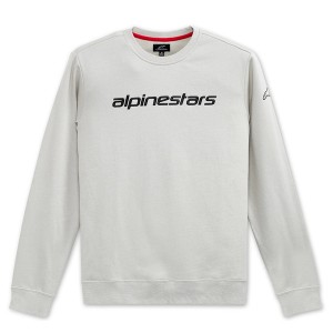 Bluza ALPINESTARS LINEAR CREW Fleece argintiu/negru Bluza ALPINESTARS LINEAR CREW Fleece argintiu/negru