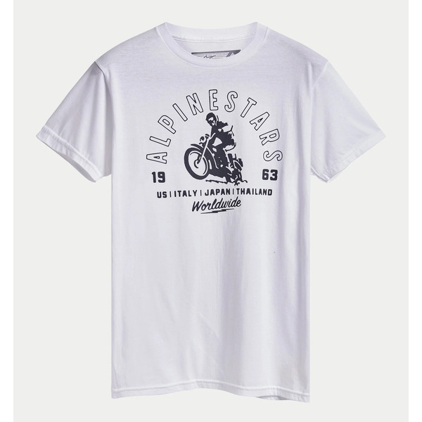Tricou ALPINESTARS SANDER Alb [1]