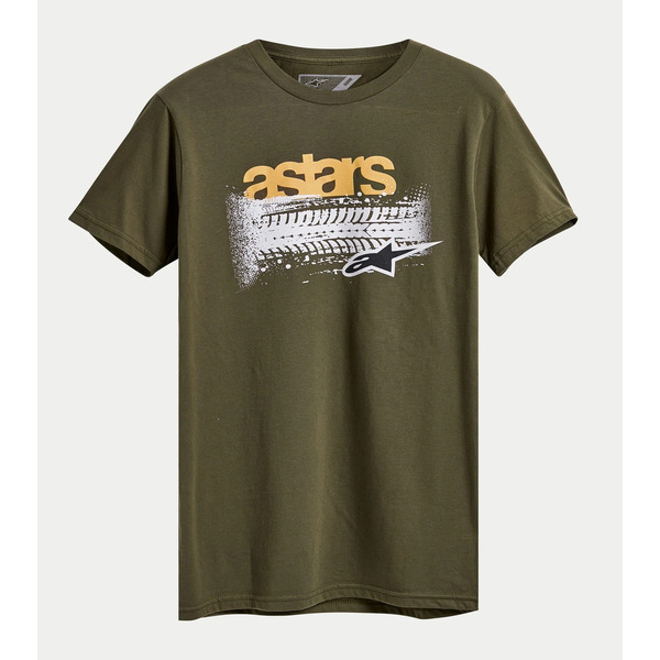 Tricou ALPINESTARS BURNOUT Verde military [1]