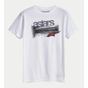 Tricou ALPINESTARS BURNOUT Alb Tricou ALPINESTARS BURNOUT Alb