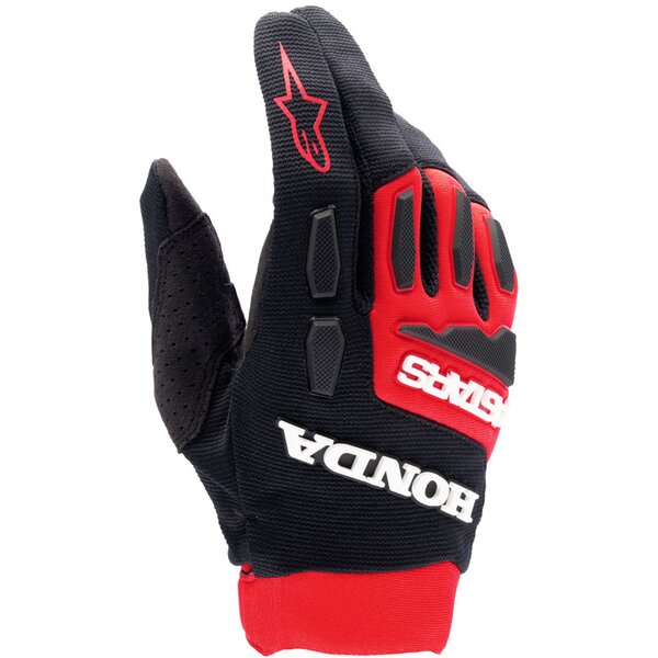 Manusi cross-enduro ALPINESTARS HONDA FULL BORE Negru/Rosu [1]