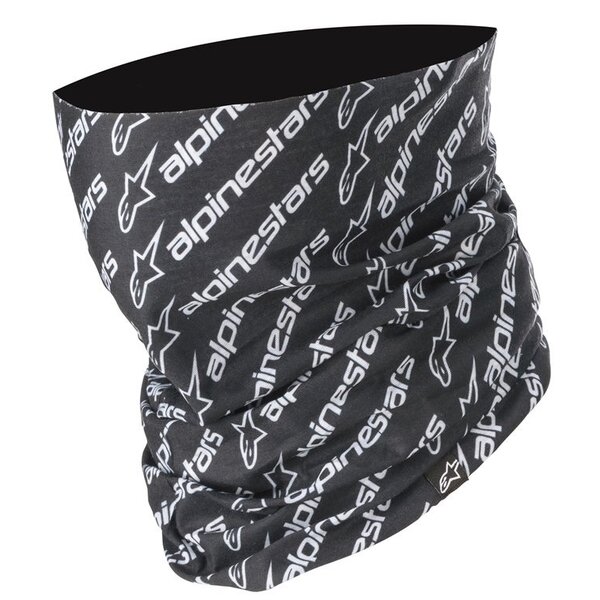 Protectie gat Alpinestars LINEAR Neck Tube Negru/Alb [1]