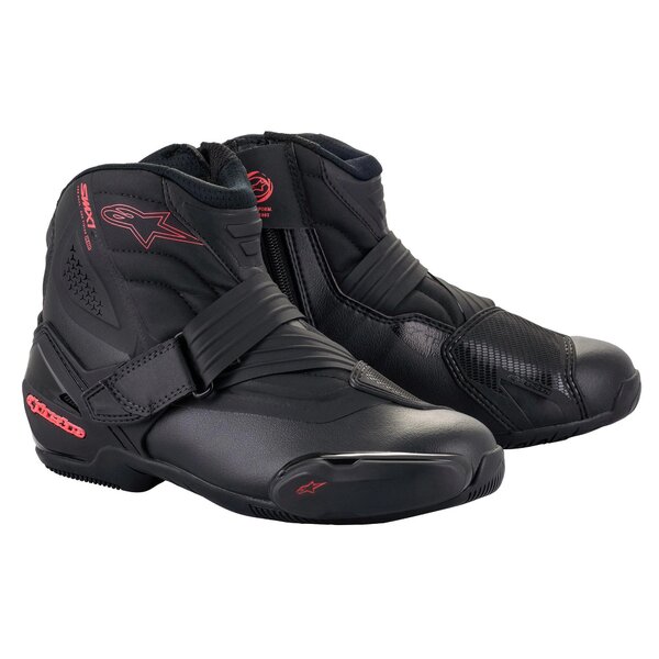 Ghete moto dama Alpinestars STELLA SMX-1 R V2 Negru/Roz [1]