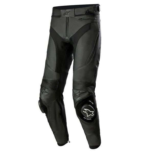 Pantaloni de piele sport/touring Alpinestars MISSILE V3 AIRFLOW Negru/Negru [1]