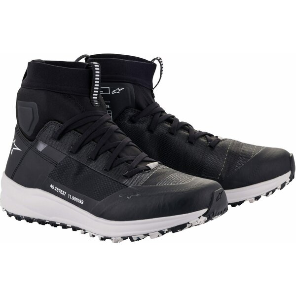 Ghete moto ALPINESTARS SPEEDFORCE Negru/Alb [1]