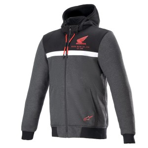 Hanorac de protectie ALPINESTARS HONDA CHROME STREET Negru/Gri/Rosu Hanorac de protectie ALPINESTARS HONDA CHROME STREET Negru/Gri/Rosu