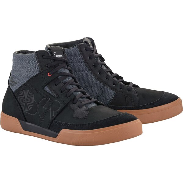 Ghete moto ALPINESTARS GRANGE Negru/Maro [1]