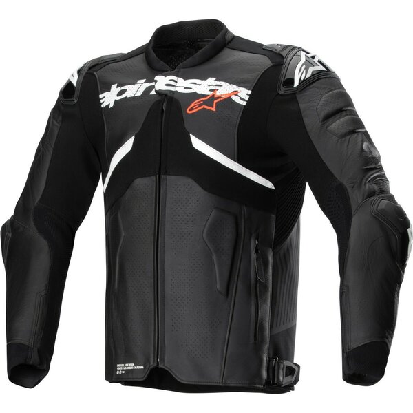 Geaca de piele Alpinestars ATEM V5 Negru/Alb [1]