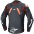 Geaca de piele Alpinestars GP PLUS R V4 RIDEKNIT Negru/Rosu fluo [3]