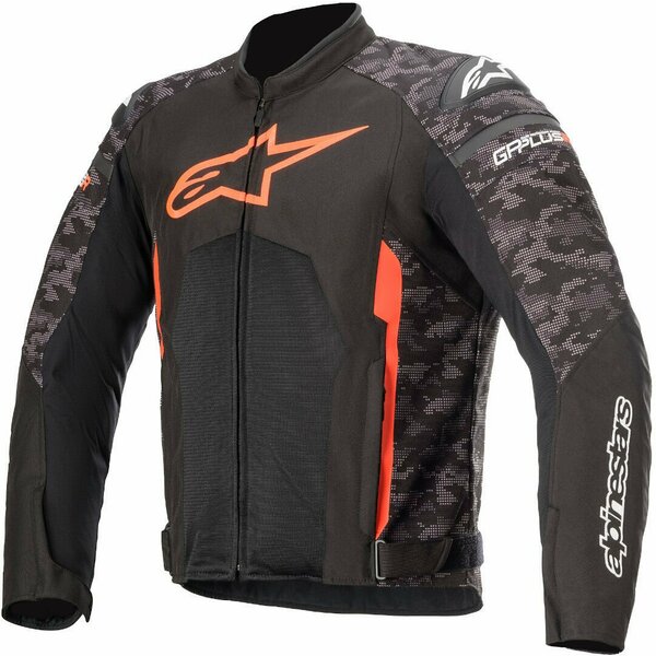 Geaca textil de vara Alpinestars T-GP PLUS R V3 AIR Negru/Camo/Rosu [1]