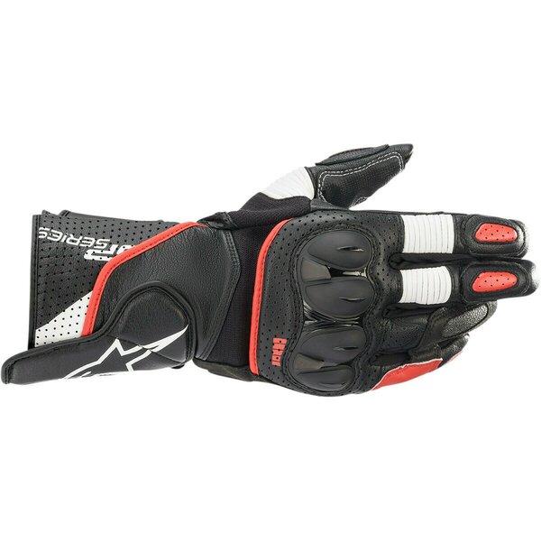 Manusi de piele sport Alpinestars SP-2 V3 Negru/Alb [1]