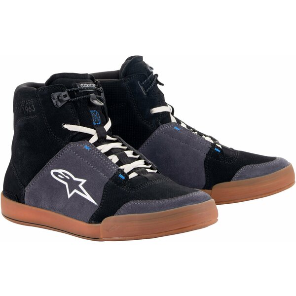 Ghete moto ALPINESTARS CHROME Negru/Gri/Rosu [1]