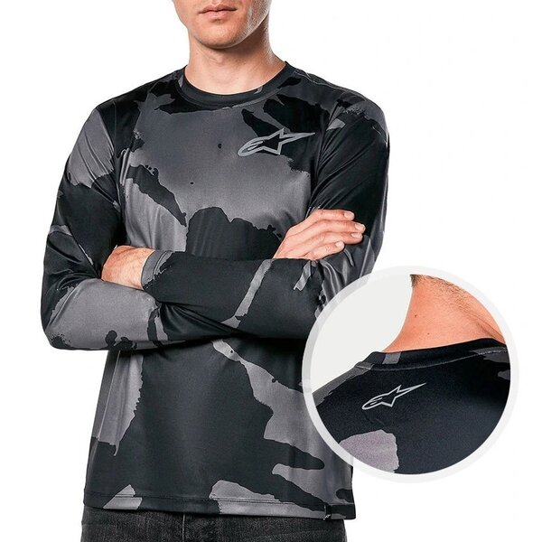 Bluza ALPINESTARS CAMO PERFORMANCE LS Negru camo [1]