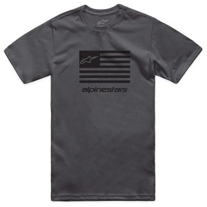 Tricou ALPINESTARS FLAG CSF GRI/NEGRU