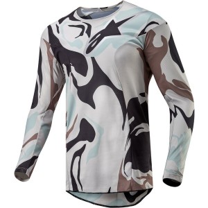 Tricou cross-enduro ALPINESTARS RACER TACTICAL 2024 Verde military/Maro