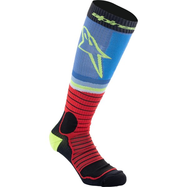 Sosete ALPINESTARS PRO MX PRO V2 SOCKS Negru/Rosu/Albastru [1]