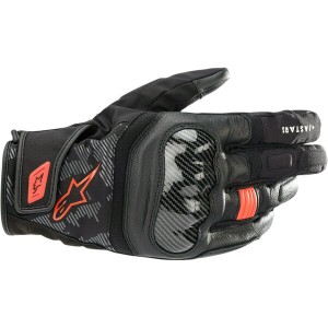 Manusi de piele sport impermeabile Alpinestars SMX-Z Drystar Negru/Rosu Manusi de piele sport impermeabile Alpinestars SMX-Z Drystar Negru/Rosu