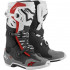 Cizme cross-enduro Alpinestars TECH 10 SUPERVENTED BOOT Alb/Rosu fluo [2]