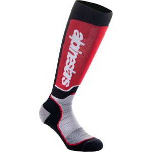 Sosete ALPINESTARS MX PLUS SOCKS Negru/Gri/Rosu