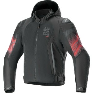 Geaca de vara impermeabila ALPINESTARS ZACA AIR VENOM Negru/Rosu