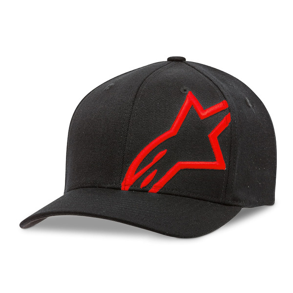 Sapca ALPINESTARS CORP SHIFT 2 FLEXFIT CURVED BRIM Hat Maro/Negru [1]