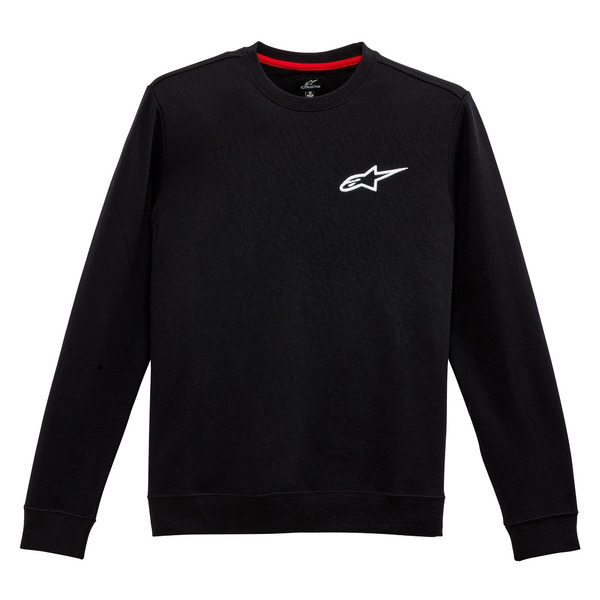 Bluza ALPINESTARS AGELESS CHEST CREW Fleece Negru [1]