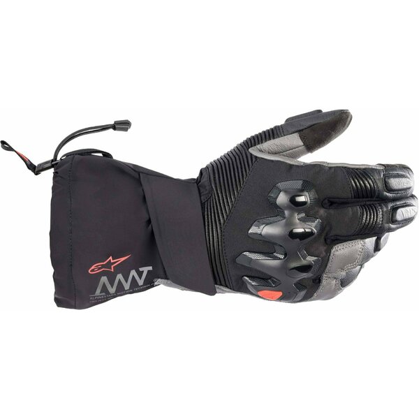 Manusi de piele impermeabile ALPINESTARS AMT-10 DRYSTAR XF WINTER Negru/Gri inchis [1]