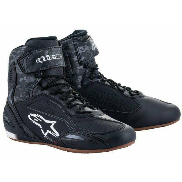 Ghete moto sport touring Alpinestars Faster-3 Negru camo [1]