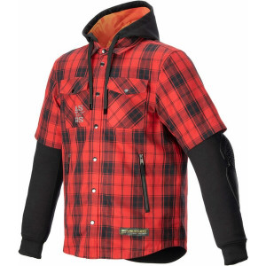 Camasa moto Alpinestars MO.ST.EQ TARTAN SHIRT Gri inchis/Negru