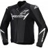 Geaca de piele ALPINESTARS FASTER V3 AIRFLOW Negru/Alb/Galben Fluo [2]