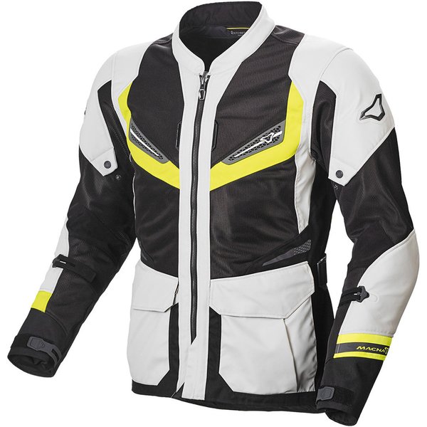 Geaca de vara touring Macna Aerocon Night Eye Negru/Gri/Galben [1]