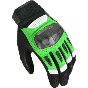 Manusi de piele vara MACNA RIME Negru/Gri/Verde Manusi de piele vara MACNA RIME Negru/Gri/Verde