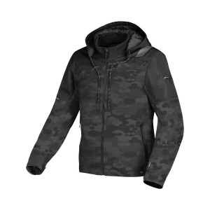 Geaca impermeabila Macna Racoon Negru/Gri camo Geaca impermeabila Macna Racoon Negru/Gri camo