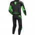Combinezon de piele 2 piese MACNA TRONNIQ Negru/Verde [3]