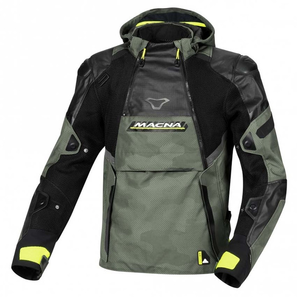 Geaca textil sport/touring impermeabila MACNA BRADICAL Negru/Portocaliu [1]