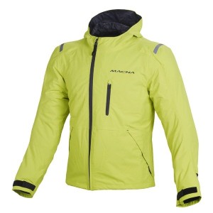 Geaca textil impermeabila MACNA REFUGEE Galben fluo/Gri Geaca textil impermeabila MACNA REFUGEE Galben fluo/Gri