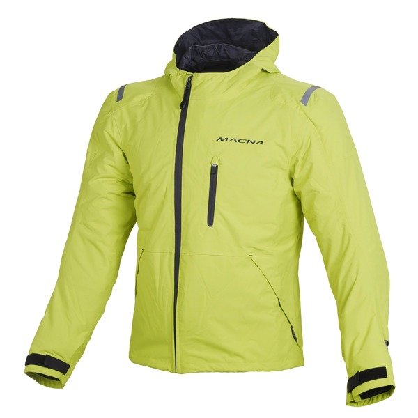 Geaca textil impermeabila MACNA REFUGEE Galben fluo/Gri [1]
