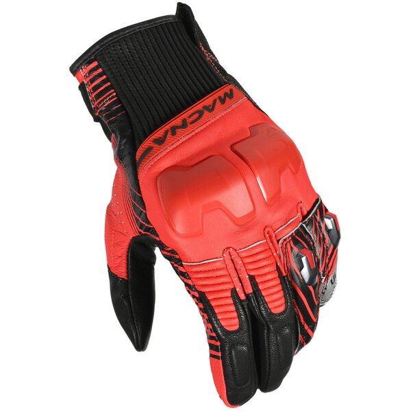 Manusi de piele MACNA ULTRAXX Negru/Rosu [1]