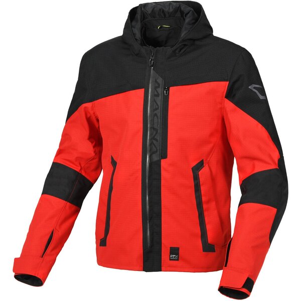 Geaca textil impermeabila MACNA RIGGOR Rosu/Negru [1]