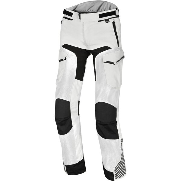 Pantaloni de vara textil MACNA VERSYLE Gri deschis [1]