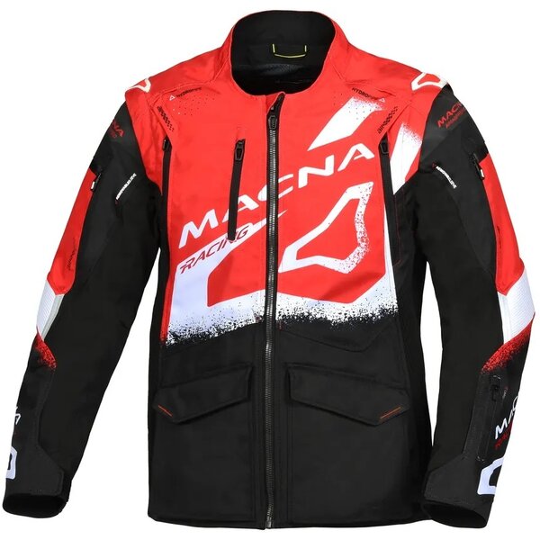 Geaca enduro/adventure MACNA LANDMARK Negru/Rosu/Alb [1]