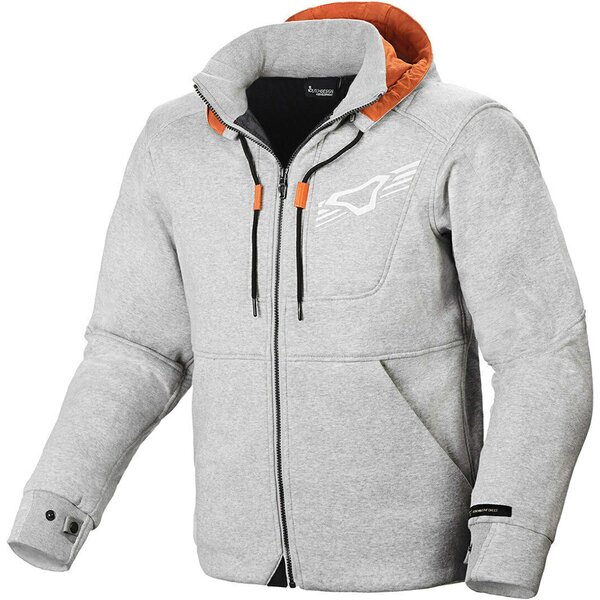 Hanorac kevlar cu protectii MACNA DISTRICT Gri deschis [1]