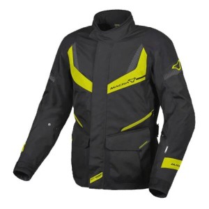 Geaca textil touring MACNA RANCHER Negru/Galben fluo