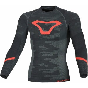 Bluza functionala MACNA WINTER Negru/Gri/Rosu Bluza functionala MACNA WINTER Negru/Gri/Rosu