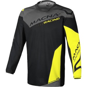 Tricou cross-enduro MACNA BACKYARD-1 Negru/Gri/Galben fluo Tricou cross-enduro MACNA BACKYARD-1 Negru/Gri/Galben fluo