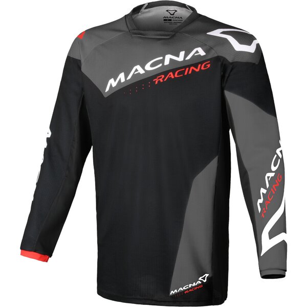 Tricou cross-enduro MACNA BACKYARD-1 Negru/Gri/Alb [1]
