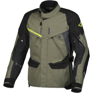 Geaca textil impermeabila touring/adventure MACNA MUNDIAL Verde/Negru Geaca textil impermeabila touring/adventure MACNA MUNDIAL Verde/Negru
