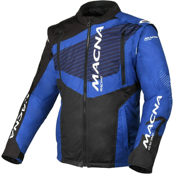 Geaca enduro/adventure MACNA CREST Negru/Albastru [1]