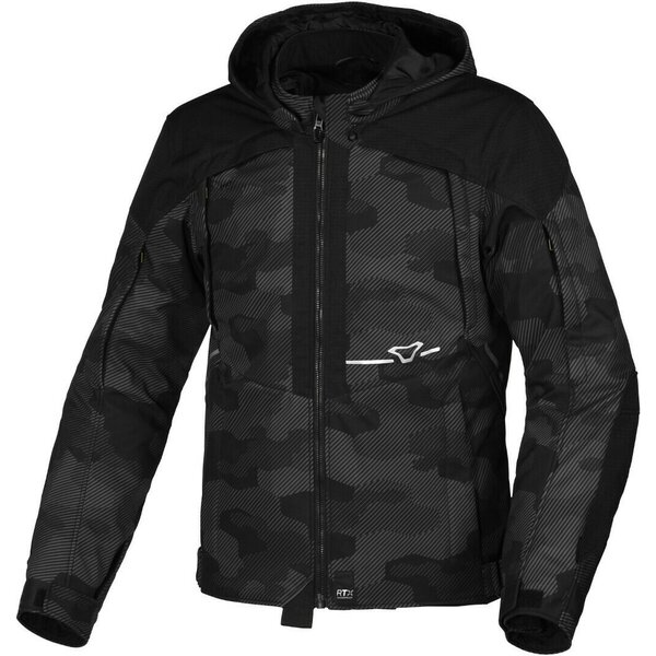 Geaca textil impermeabila MACNA TERRITOR Negru/Camo [1]